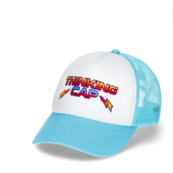 Kids Thinking Cap - Blue and White - Picture 2 of 3